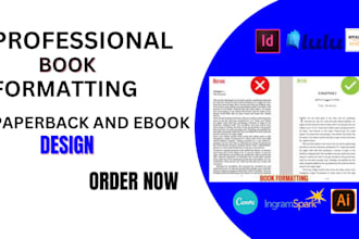 do book formatting and design ebook in designrr google docs indesign canva