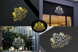 make luxury heraldic, family crest, coat of arms, crest, and emblem logo design