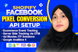 setup meta facebook pixel shopify conversion API, ga4,GTM, tiktok, ios 14 update