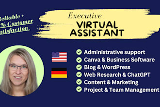 be your personal and executive virtual assistant