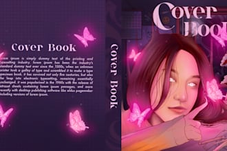 make illustrated book covers perfect for amazon KDP and self publishing