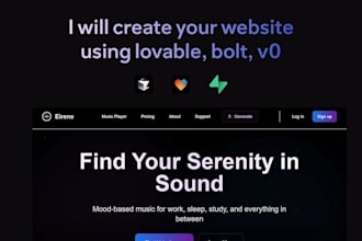 build high performing website and web app using lovable dev and bolt new ai