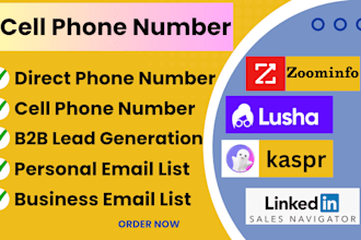 do b2b lead generation cell phone mobile phone direct phone enrichment