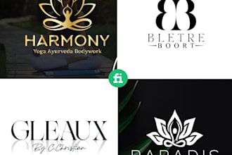 do luxury minimalist cosmetics beauty salon spa logo design with 24 hours