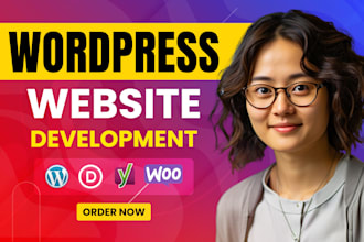 build wordpress website development, clone, design, redesign wordpress website