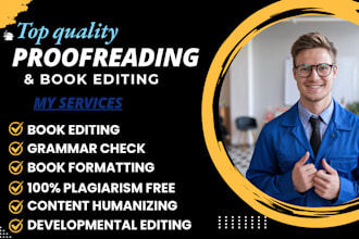 proofread, humanize ai content, book proofreading, book editor, check plagiarism