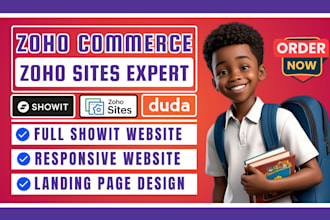 zoho sites zoho commerce duda website builder showit website zoho landing page