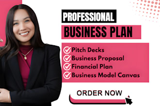 develop a business plan for startups, grants, and investors