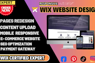 wix website redesign wix website design wix velo online store ecommerce seo