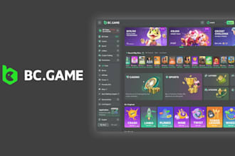 build blackjack, poker, baccarat, crash game, dice, and crypto game website
