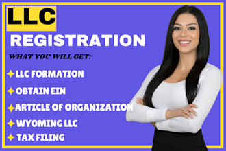 do US llc registration, boi report, ein,itin tax id, wyoming llc, dissolve llc