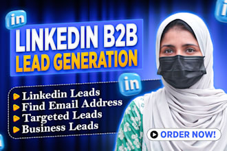 find email address and linkedin lead generation for you
