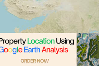locate property using google earth analysis in europe