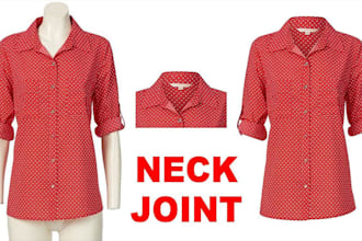 photography neck joint or ghost mannequin editing for in photoshop