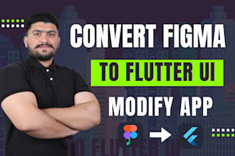 convert figma to flutter ui reskin and modify codecanyon apps
