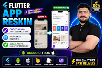 flutter, reskin, reskin codecanyon app, flutter ui