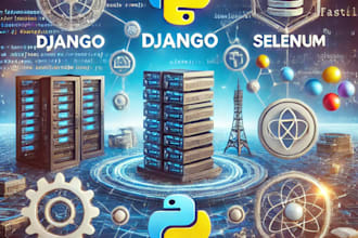 develop python applications using django, flask, and fastapi and automation