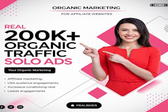 guarantee 25000x affiliate website clicks targeted solo ads campaign