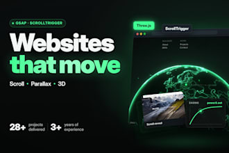 build an animated landing page with gsap scroll animations