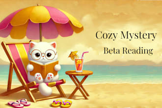 beta read your cozy mystery and provide detailed reader feedback