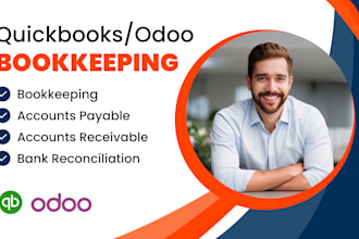 set up, clean up, do bookkeeping in quickbooks online and bank reconciliation