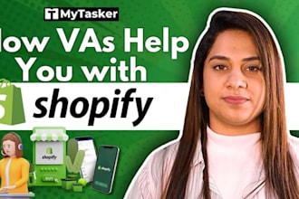be your shopify virtual assistant and shopify manager for dropshipping store