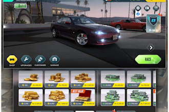 design professional aaa game UI UX, hud, assets for PC and console