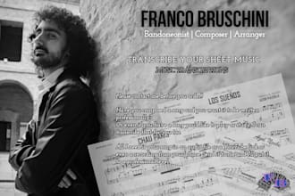 transcribe your sheet music