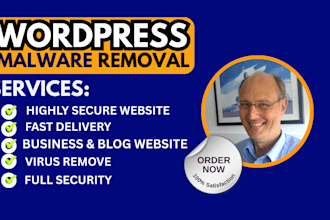 remove malware , secure your server wordpress site, hack recovery , protection