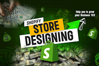 do shopify ecommerce website development, shopify store design or redesign