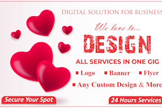 do business card design, all types of stationery design, and logo design