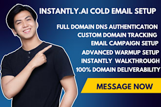 setup instantly ai instantly for cold email outreach and email warmup