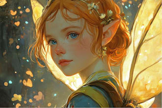 create fantasy character artwork