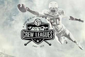 design sports football baseball logo for your company