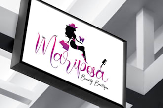 make attractive beauty salon boutique logo for your business