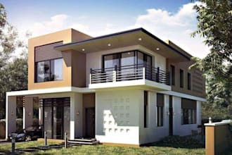 design garden, pool, patio, yard, terrace, and landscape 3d model and rendering