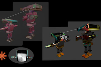 do 3d models mascots,mock ups, product panels