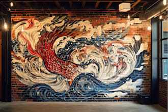 create custom graffiti art designs murals and wall arts