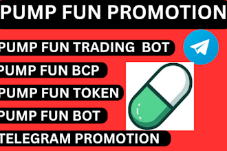 pump fun promotion to hit raydium fast memecoin token, telegram promotion