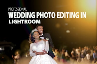 do wedding photo editing and colour correction in lightroom