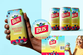 design creative food and beverage labels and packaging