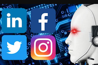 build telegram bot, discord bot, whatsapp bot, twitter bot and facebook bot