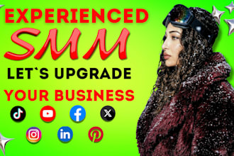 be your social media marketing manager SMM