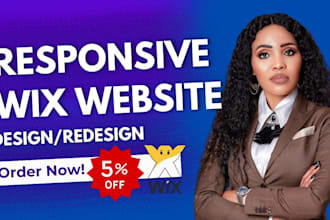 do wix website development redesign wix online store wix business website design
