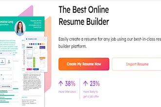 build saas ai resume writing website and app, ai resume, cover letter generator