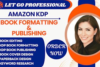 amazon kdp book formatting book editing book publishing self help ebook writer
