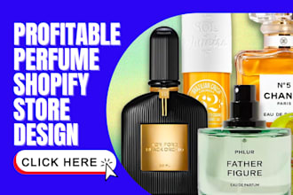 perfume shopify store fragrance store perfume website perfume dropshiping store