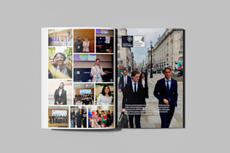 design yearbook or photobook or memory book