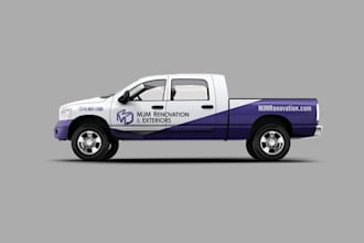 do professional truck wrap, vehicle wrap design,pickup car wrap, van wrap design