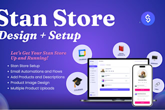 set up your stan store digital products and email flows
